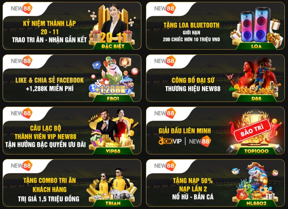 Cách Nhận Khuyến Mãi NEW88 Tại NEW88 2 Cách Nhận Khuyến Mãi NEW88